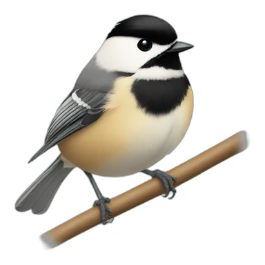 chickadee sticker
