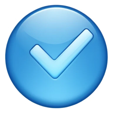 Make a Instragram blue tick emoji sticker