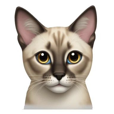 lynxpoint siamese cat sticker