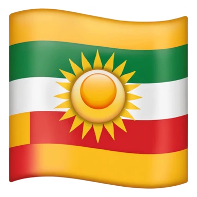 Make Kurdish flag sticker