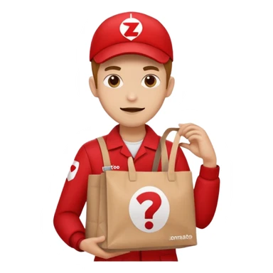 zometo delevery sticker