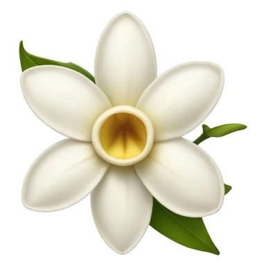 Vanilla flower sticker