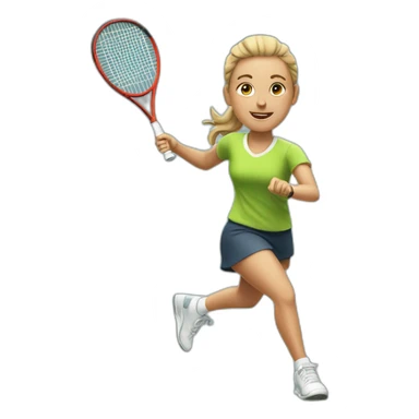 tennisplayerdropracquet sticker