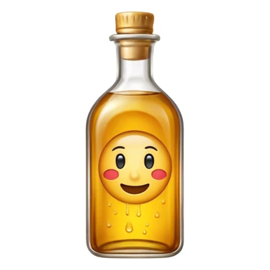 sesame oil emoji - bottle filled with oil  with a label that reads sesame oil sticker