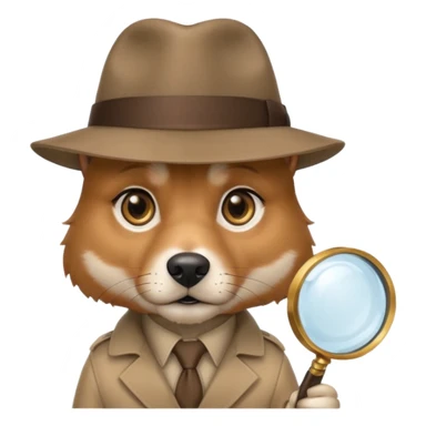 Detective Dog sticker