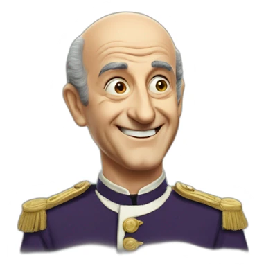 Louis de Funès sticker