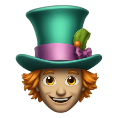 mad hatter sticker