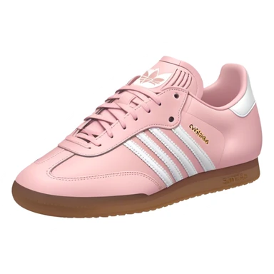Adidas samba shoes light pink  sticker