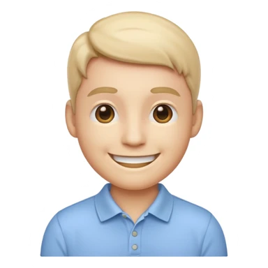 Make me a preppy emoji sticker