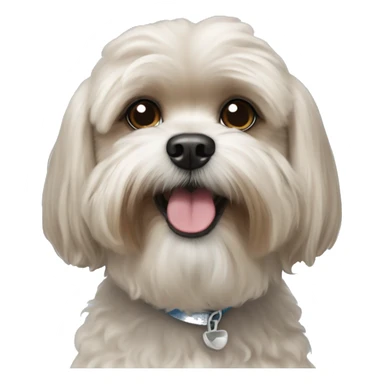 Poodle Shih Tzu mix sticker