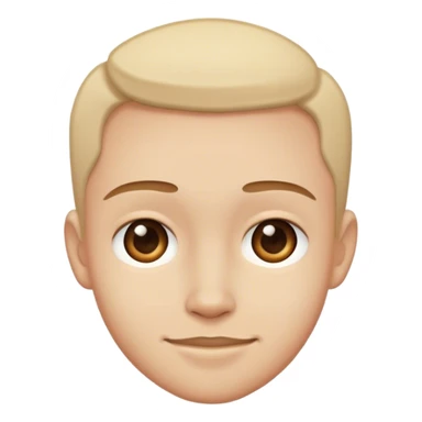 Slight awkward smile sticker