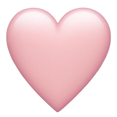 Soft pink heart sticker
