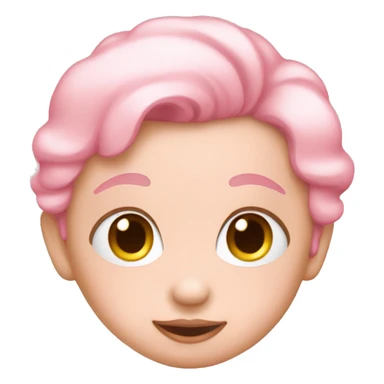 Baby pink heart emoji sticker