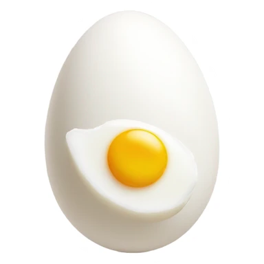 Hard boiled egg sticker
