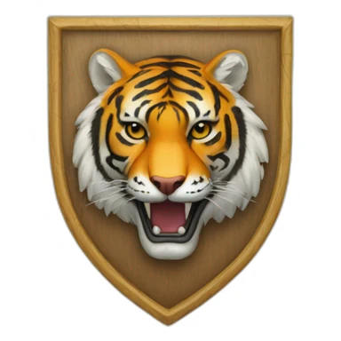 Coat of arm of Tiger  sticker