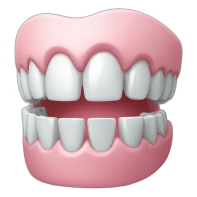 prosthetic dental  sticker