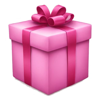 pink christmas present sticker