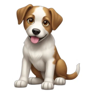Chien qui joue aux jeux vidéo sticker
