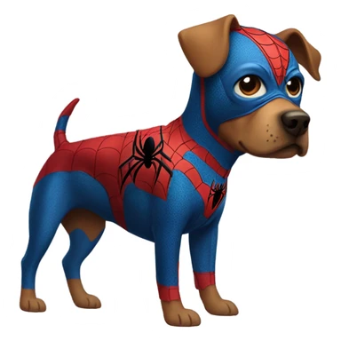 DOG in full SPIDER MAN sticker