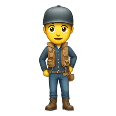 designer paper boy sticker