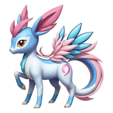 Ponyta-Meloetta-Sylveon-Dialga-Suicune-Palkia-fusion sticker
