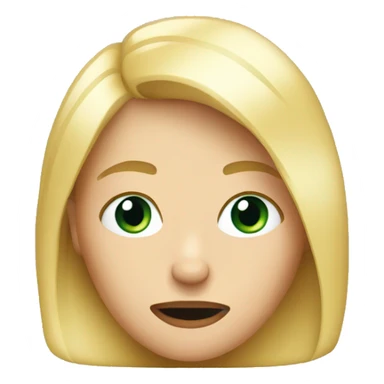 Blonde girl hungover sticker