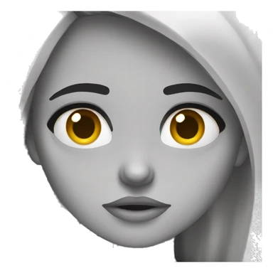 Girl fed up  sticker