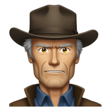 clint eastwood sticker