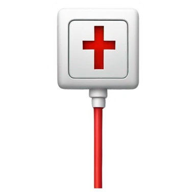 Power plug crossed out sticker