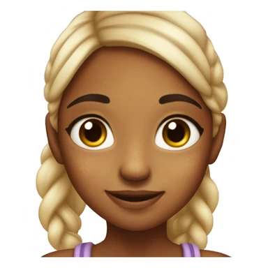 Hyperpigmentation girl sticker