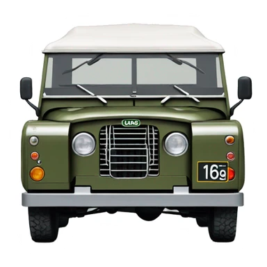 Emojis de land rover 1965 sticker