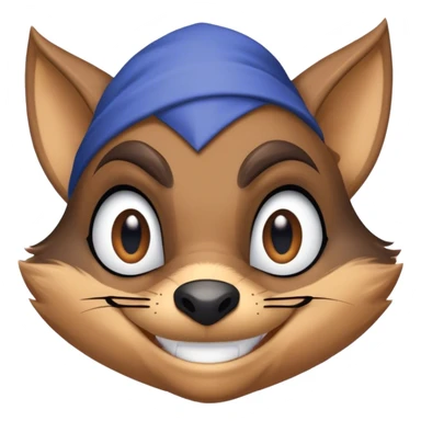 Sly Cooper enjoying  sticker
