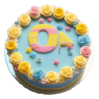 Pastel de cumpleaños número 16 sticker