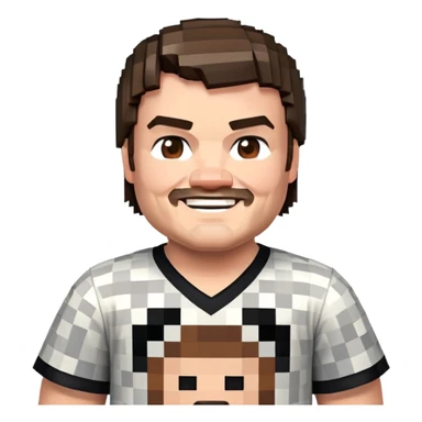 Jack black Minecraft  sticker
