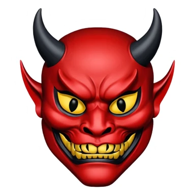 Hannya Mask sticker