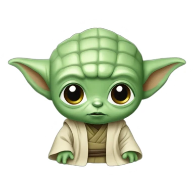Bébé yoda sticker