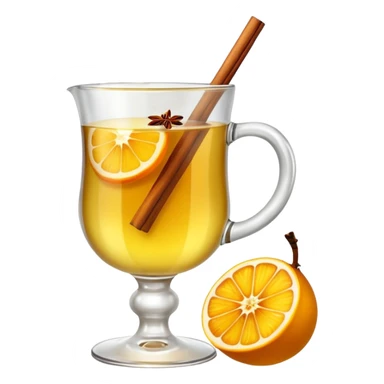 white mulled wine sticker