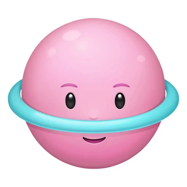 pink uranus sticker