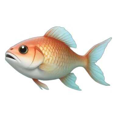 pirana fish  sticker