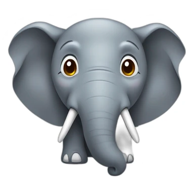 Elephant with Mole sticker