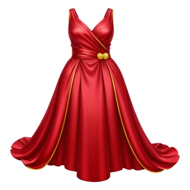 Ropa de satin color cherry sticker