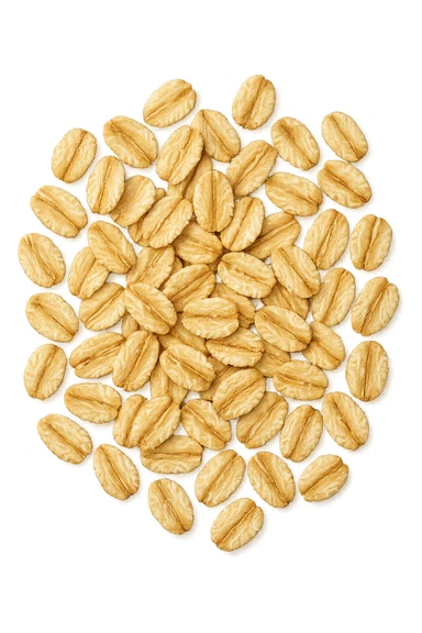 fiocchi di avena visti dall'alto sticker