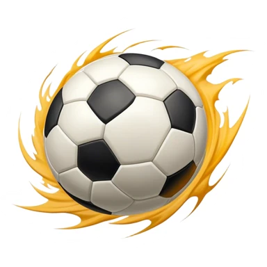 Cinematic Realistic image of an AFL ball captured mid-flight with dynamic motion blur and finely detailed rugged textures, set under dramatic stadium lighting that evokes high-energy athleticism sticker