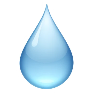 💦 in white  sticker