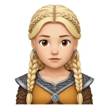 female viking sticker