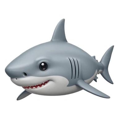 can you make me a shark emoji that looks like 😪 sticker