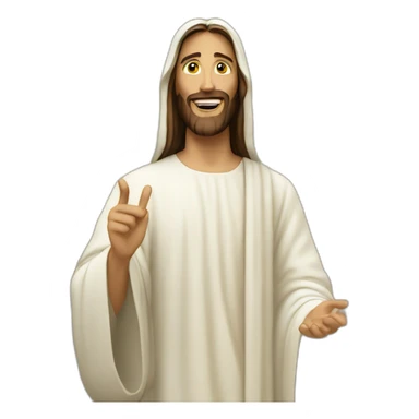 jesus is raving sticker