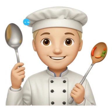chef with spoon sticker