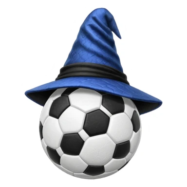 sorcerer hat soccer ball sticker