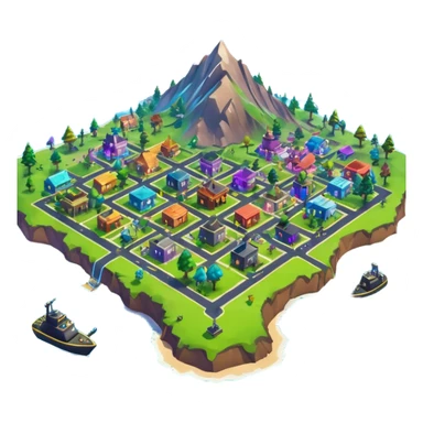 mapa del fornite sticker